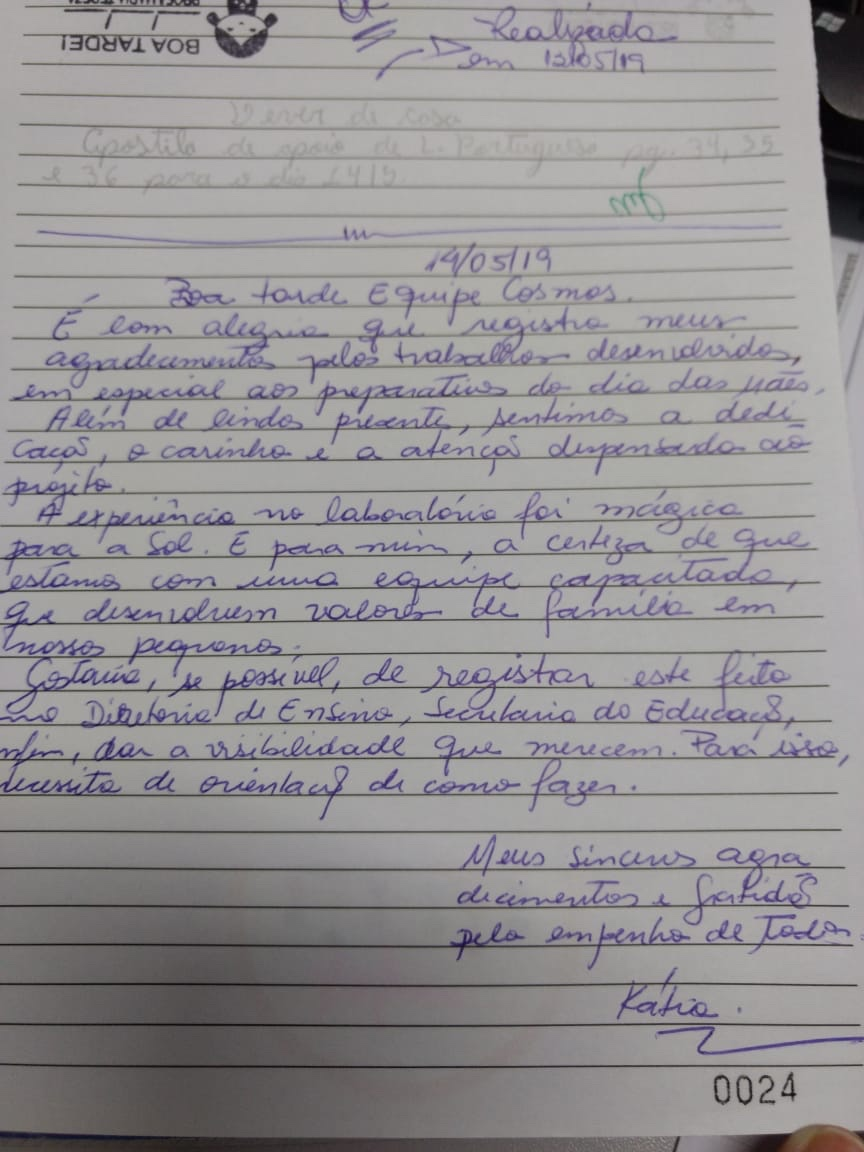 Conforme informamos junto à essência enviado no dia das mães, seguem algumas fotos do dia em que ela foi elaborada.