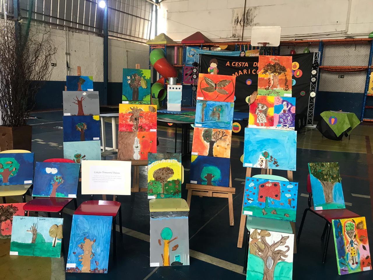 De fevereiro a setembro, alunos, professores, auxiliares, familiares...Todos estiveram envolvidos na elaboração do projeto “Tempo, formas, cores e sensações”. A exposição em 14/09 foi um enorme sucesso graças à dedicação e empenho de todos envolvidos. Rec