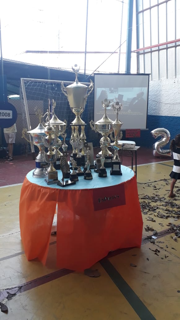 De fevereiro a setembro, alunos, professores, auxiliares, familiares...Todos estiveram envolvidos na elaboração do projeto “Tempo, formas, cores e sensações”. A exposição em 14/09 foi um enorme sucesso graças à dedicação e empenho de todos envolvidos. Rec